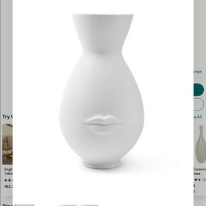 NEW Jonathan Adler Mr and Mrs Muse Reversible Vase